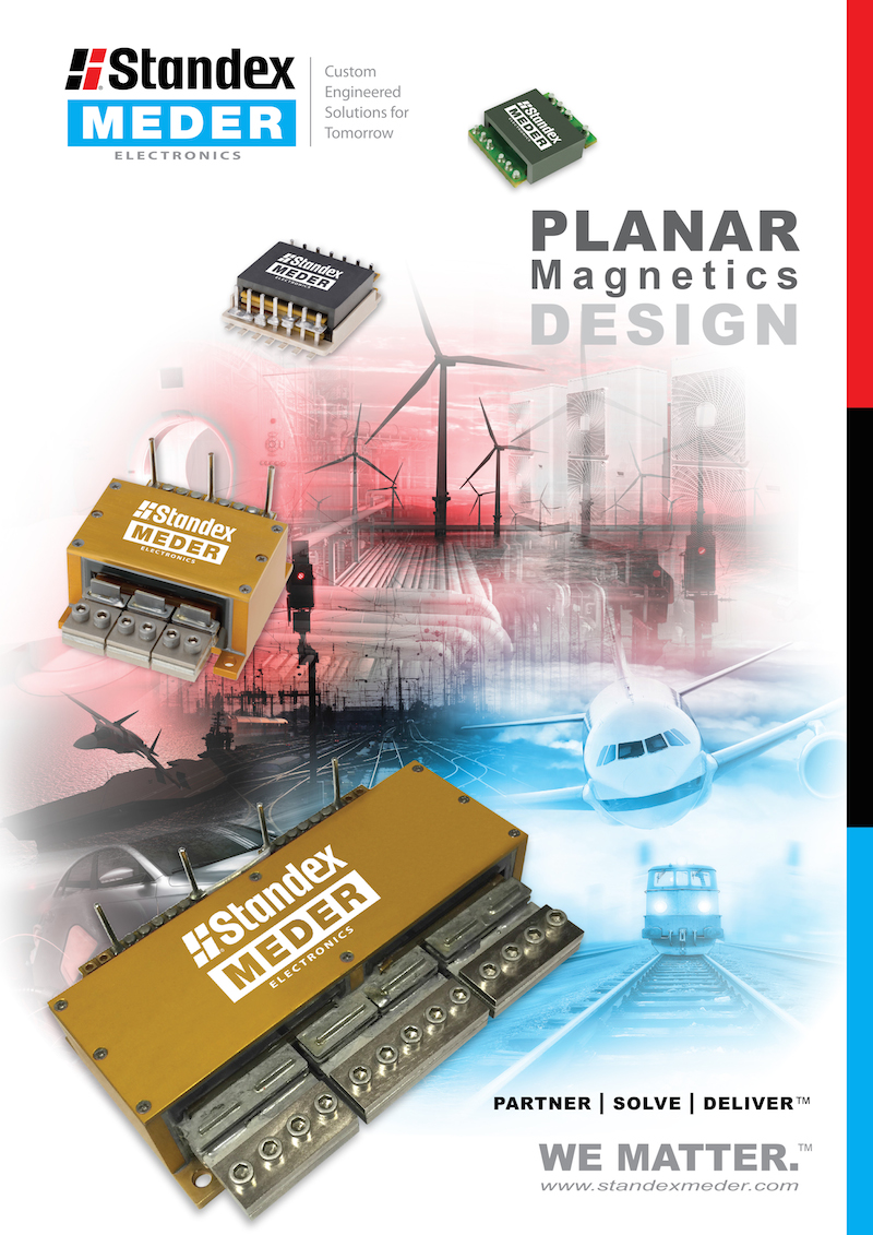 Standex-Meder Electronics offers planar magnetics design guide